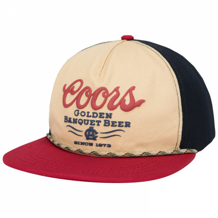 Coors Golden Banquet Beer Cotton Twill Rope Hat